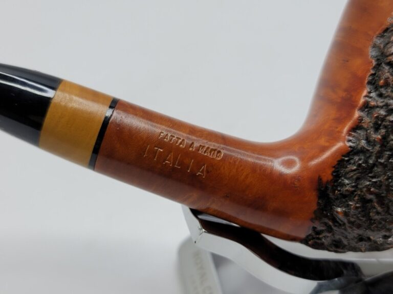 Aldo Velani Firmata Rustico Partially Rusticated Estate Briar Tobacco