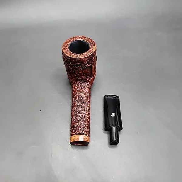 Ser Jacopo Rowlette Wax Drip Canadian Estate Briar Pipe, Unsmoked - Image 13