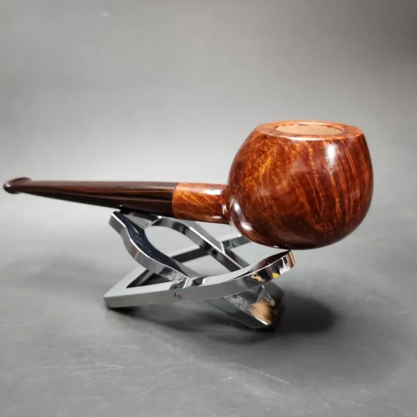 Dave Neeb Smooth Squat Tomato w/ Cumberland Handmade Briar Pipe, New - Image 6