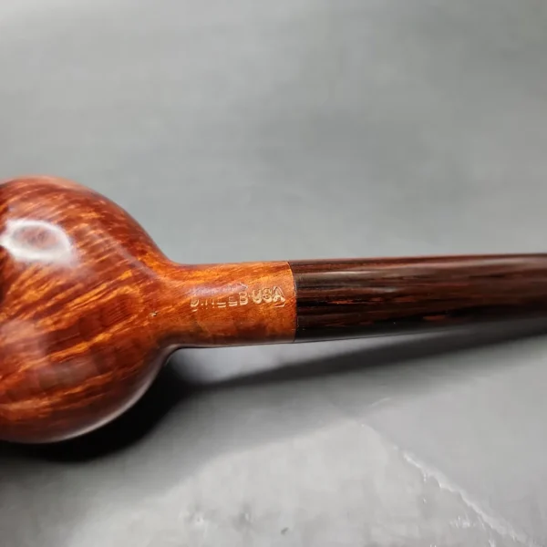 Dave Neeb Smooth Squat Tomato w/ Cumberland Handmade Briar Pipe, New - Image 10