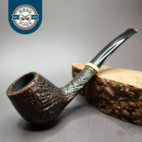 Tonni Nielsen for NAPS Sandblasted Brandy w/ Boxwood Estate Briar Pipe, Danish Estates