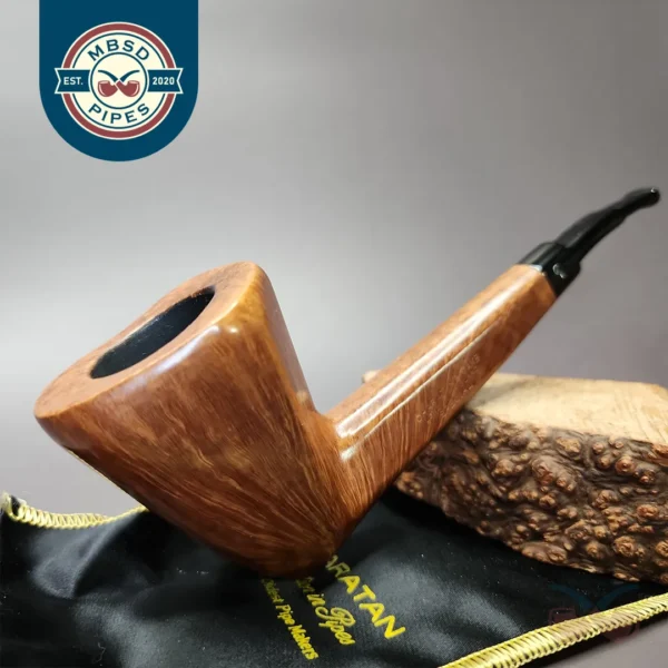 Charatan's Make Special Smooth Panel Dublin Estate Briar Pipe, English Estates