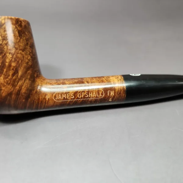 James Upshall P Grade Grp 4 Smooth Billiard Estate Briar Pipe, Unsmoked - Image 3