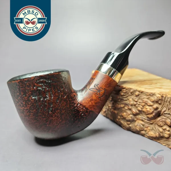 Morgan BlackJack 20 Sandblasted Dublin Briar Pipe, New