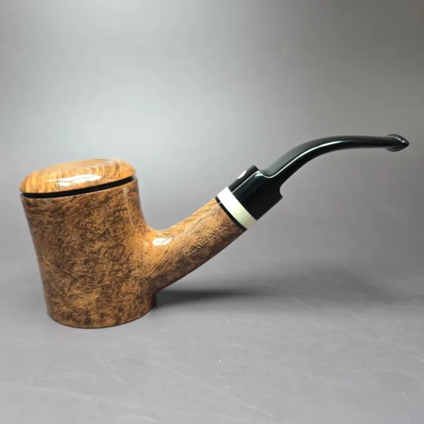 Cavicchi Bologna 2024 Smooth Cherrywood w/ Ivorite Estate Briar Pipe, Unsmoked - Image 2