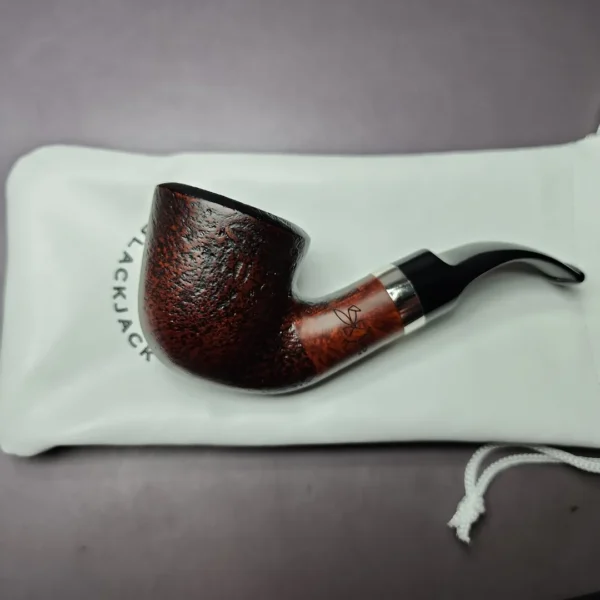 Morgan BlackJack 20 Sandblasted Dublin Briar Pipe, New - Image 2