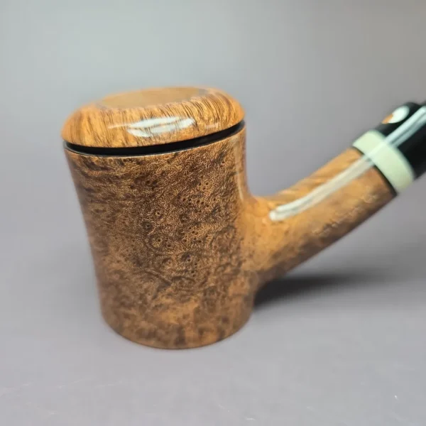 Cavicchi Bologna 2024 Smooth Cherrywood w/ Ivorite Estate Briar Pipe, Unsmoked - Image 3