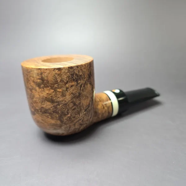 Cavicchi Bologna 2024 Smooth Stubby Pot Estate Briar Pipe, Unsmoked - Image 3