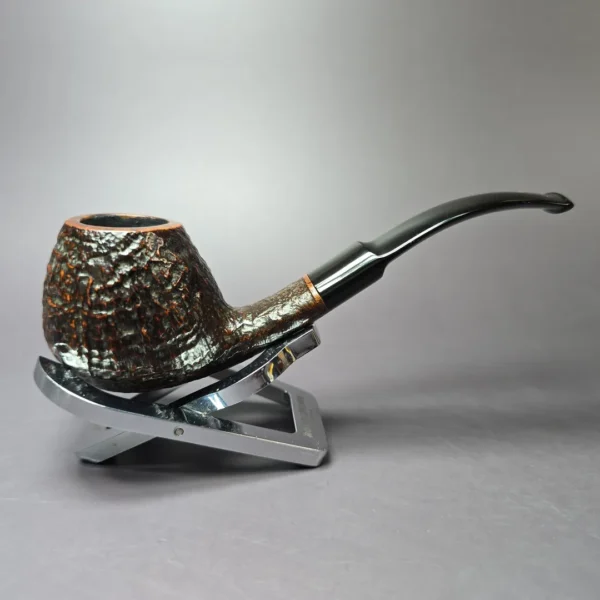 Tonni Nielsen Sandblasted Apple Estate Briar Pipe, Danish Estates - Image 3