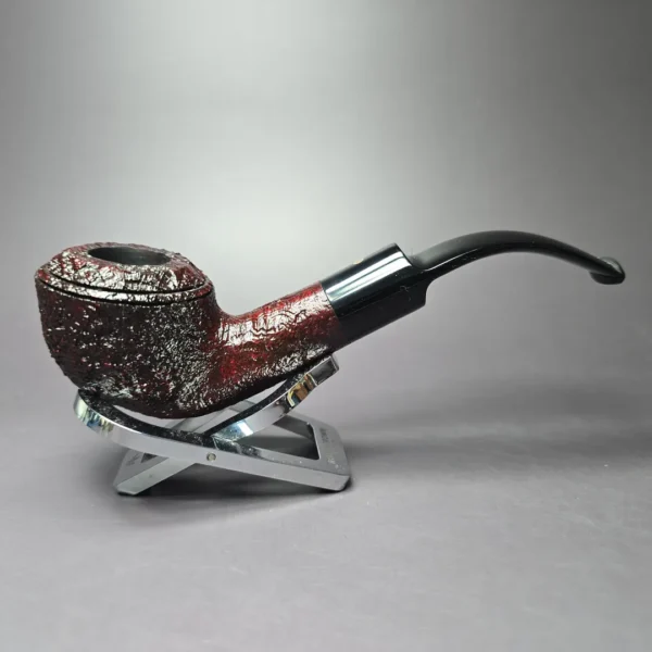 Ashton Pebble Grain XXX Sandblasted Rhodesian Estate Briar Pipe, Unsmoked - Image 3