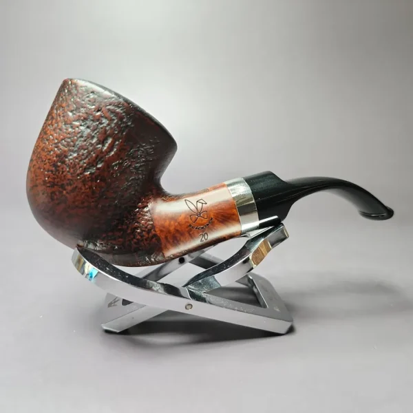 Morgan BlackJack 20 Sandblasted Dublin Briar Pipe, New - Image 3