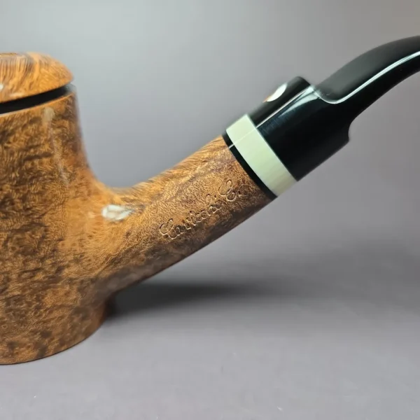 Cavicchi Bologna 2024 Smooth Cherrywood w/ Ivorite Estate Briar Pipe, Unsmoked - Image 4