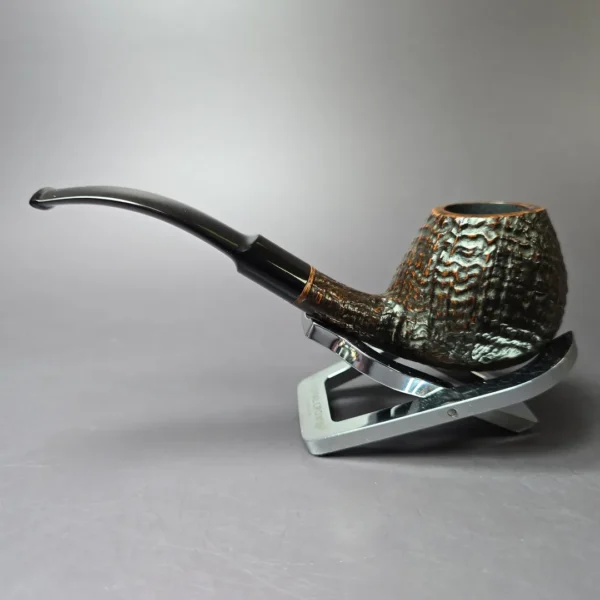 Tonni Nielsen Sandblasted Apple Estate Briar Pipe, Danish Estates - Image 6