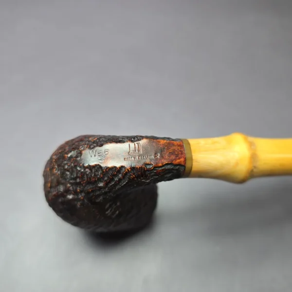 Dunhill 1962 Shell Briar Whangee 56 Bamboo Churchwarden Estate Briar Pipe, English Estates - Image 7