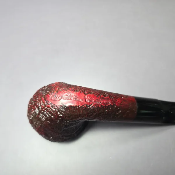 Ashton Pebble Grain XXX Sandblasted Rhodesian Estate Briar Pipe, Unsmoked - Image 8