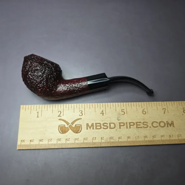 Ashton Pebble Grain XXX Sandblasted Rhodesian Estate Briar Pipe, Unsmoked - Image 9