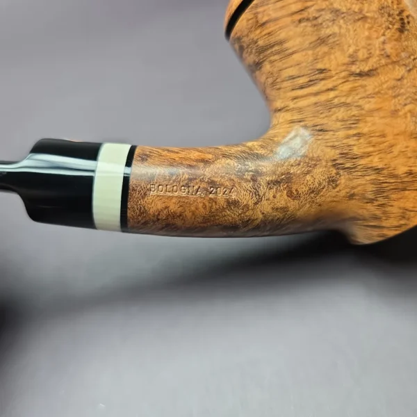 Cavicchi Bologna 2024 Smooth Cherrywood w/ Ivorite Estate Briar Pipe, Unsmoked - Image 9