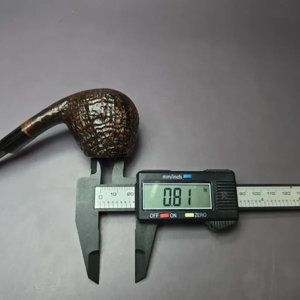 Tonni Nielsen Sandblasted Apple Estate Briar Pipe, Danish Estates - Image 10