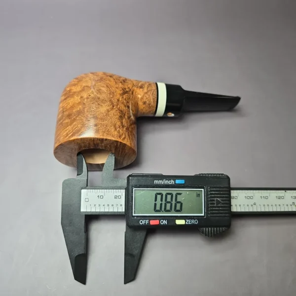 Cavicchi Bologna 2024 Smooth Stubby Pot Estate Briar Pipe, Unsmoked - Image 11