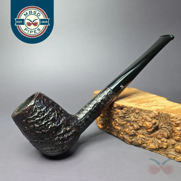 Stanwell DM 2013 Sandblasted Tulip Billiard Estate Briar Pipe, Danish Estates