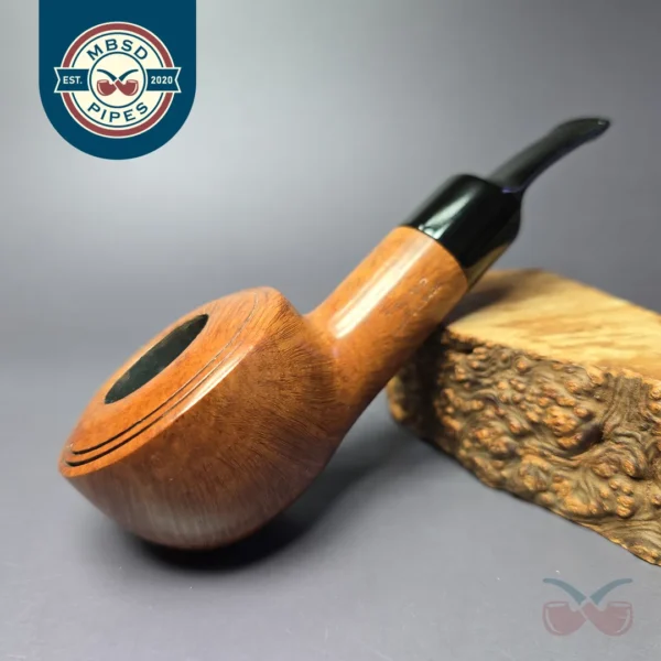 Trump Smooth Bullcap Estate Briar Pipe, American Estates