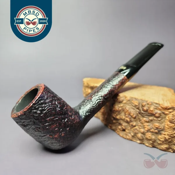 Stanwell DM 1999 Sandblasted Lumberman Estate Briar Pipe, Danish Estates