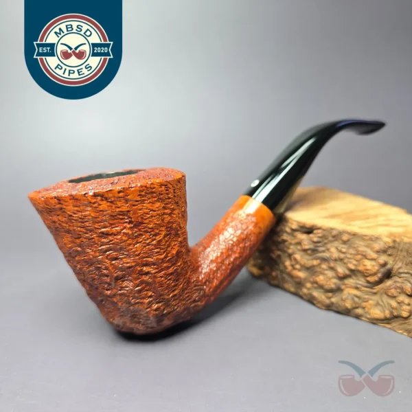 Talamona Roccia Rusticated Dublin Estate Briar Pipe, Italian Estates