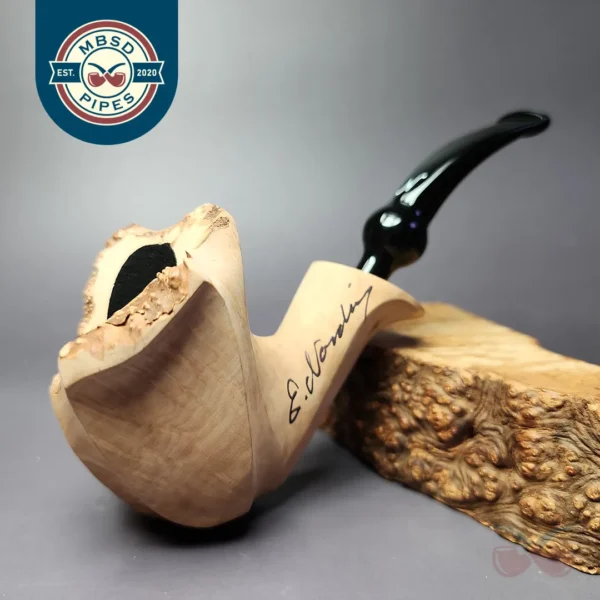 Nording Signature Freehand Smooth Estate Briar Pipe, Unsmoked