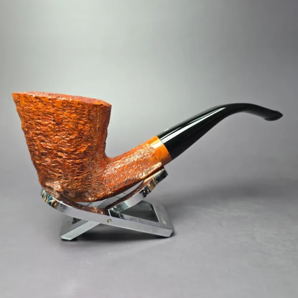 Talamona Roccia Rusticated Dublin Estate Briar Pipe, Italian Estates - Image 2