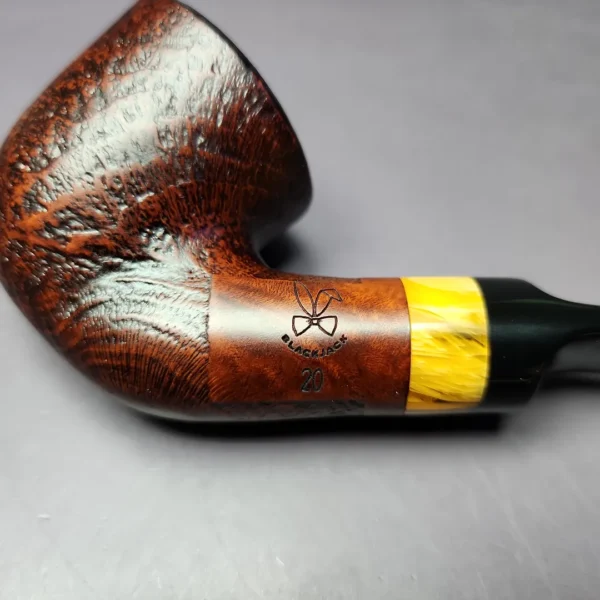 Morgan BlackJack 20 Limited Edition Sandblasted Dublin Briar Pipe, New - Image 2