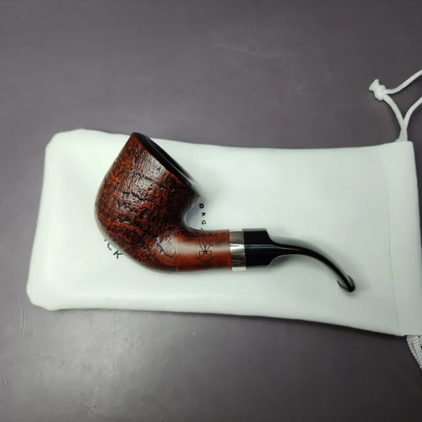 Morgan BlackJack 20 Sandblasted Dublin Briar Pipe, New - Image 2