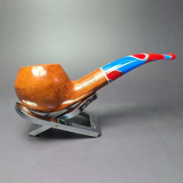 Savinelli Colombina 673 KS Smooth Bulldog Briar Pipe, New, 6mm - Image 3