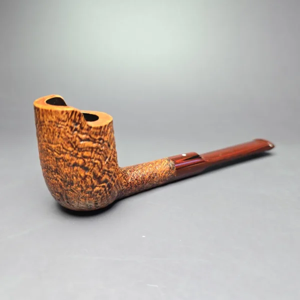 Dunhill 2023 County 4212 Sandblasted Windshield Billiard Estate Briar Pipe, Unsmoked - Image 3