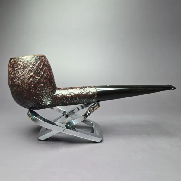 Dunhill 1973 Shell Briar ODA 806 Sandblasted Apple Estate Briar Pipe, English Estates - Image 3