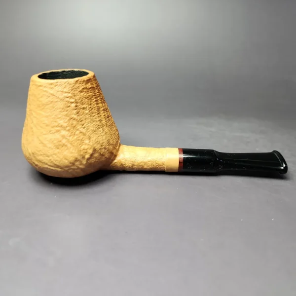 Proxima Natural Sandblasted Brandy Briar Pipe, New - Image 3