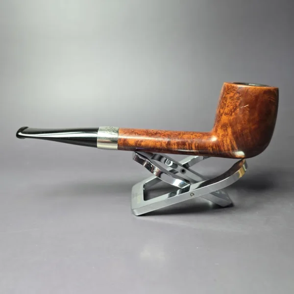 Peterson Aran Nickel Mounted 264 Smooth Canadian Estate Briar Pipe, Irish Estates - Image 4