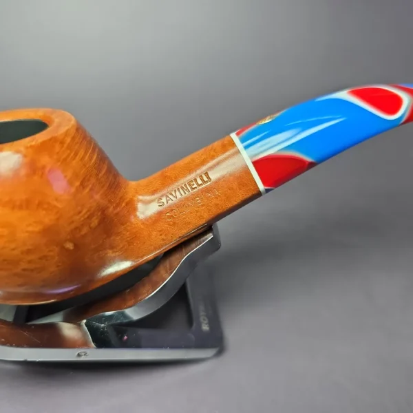 Savinelli Colombina 673 KS Smooth Bulldog Briar Pipe, New, 6mm - Image 4