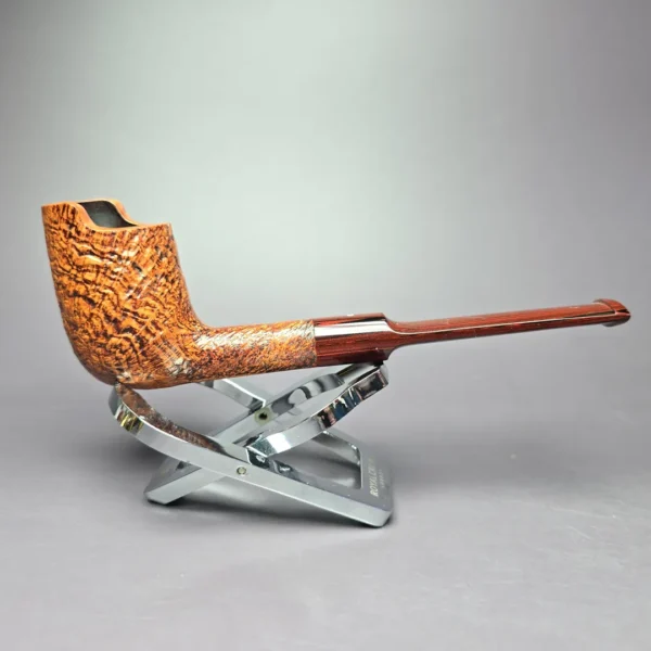 Dunhill 2023 County 4212 Sandblasted Windshield Billiard Estate Briar Pipe, Unsmoked - Image 4