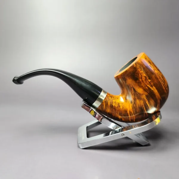 Merchant Service Smooth “Full Bent” Handmade Briar Pipe, New - Image 4