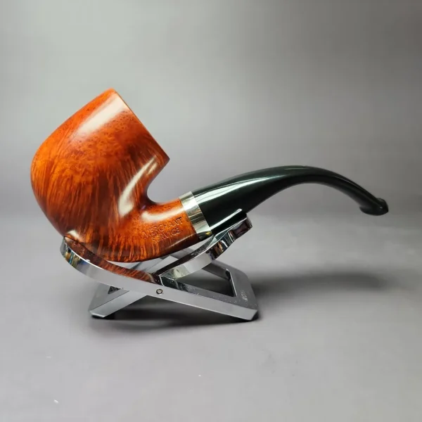 Merchant Service Smooth “Full Bent” Handmade Briar Pipe, New - Image 4