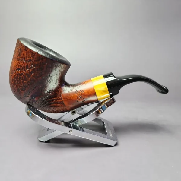 Morgan BlackJack 20 Limited Edition Sandblasted Dublin Briar Pipe, New - Image 4