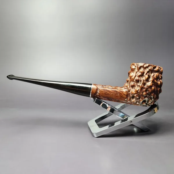 Kaywoodie Natural Burl Rusticated Opera Estate Briar Pipe, American Estates - Image 5