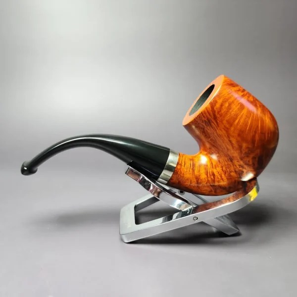 Merchant Service Smooth “Full Bent” Handmade Briar Pipe, New - Image 5