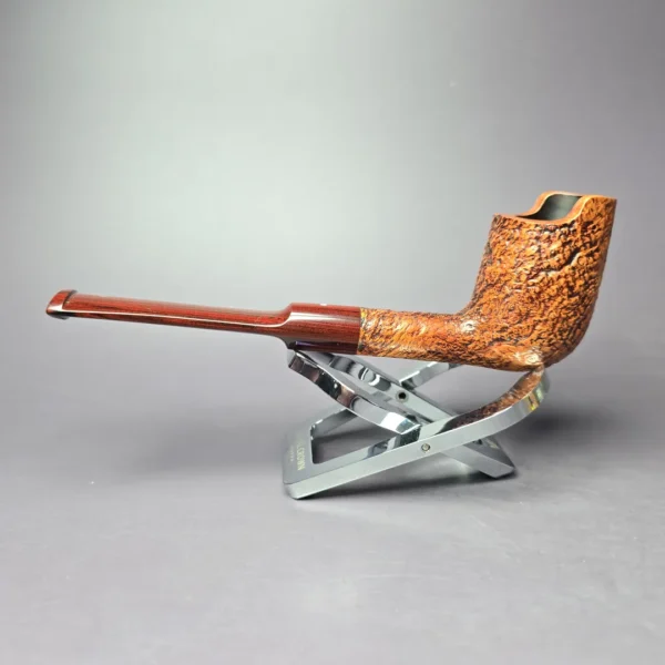 Dunhill 2023 County 4212 Sandblasted Windshield Billiard Estate Briar Pipe, Unsmoked - Image 6