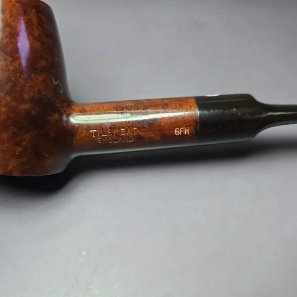 James Upshall Tilshead Group 6 Smooth Poker Estate Briar Pipe, Unsmoked - Image 8