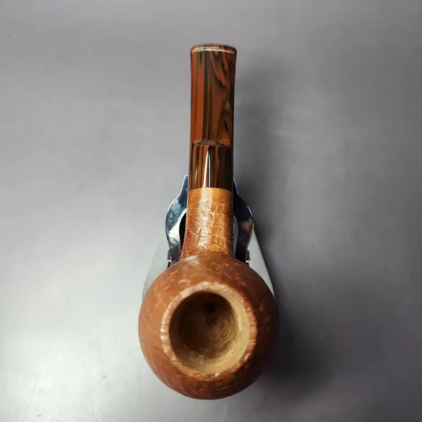 Morgan Arbutus Sandblasted Apple Strawberry Briar Pipe, New - Image 8