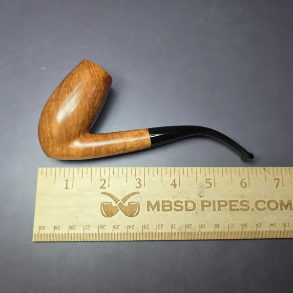 Ed Burak Connoisseur Smooth Stack Egg Estate Briar Pipe, American Estates - Image 9