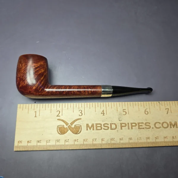 Peterson Aran Nickel Mounted 264 Smooth Canadian Estate Briar Pipe, Irish Estates - Image 9