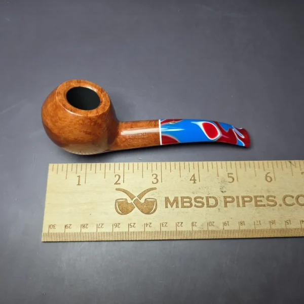 Savinelli Colombina 673 KS Smooth Bulldog Briar Pipe, New, 6mm - Image 9