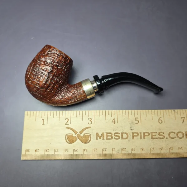 Il Ceppo Imperatori Era Freeline Sandblasted Brandy Estate Briar Pipe, Italian Estates - Image 9